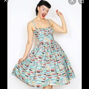 Bernie Dexter Paris Records Music dress XS